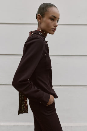 Tailored Crepe Shirt