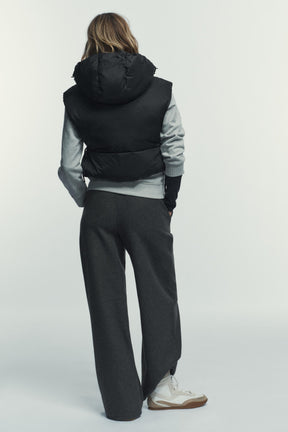 FEATHER DOWN GILET WITH TIES - Image 4