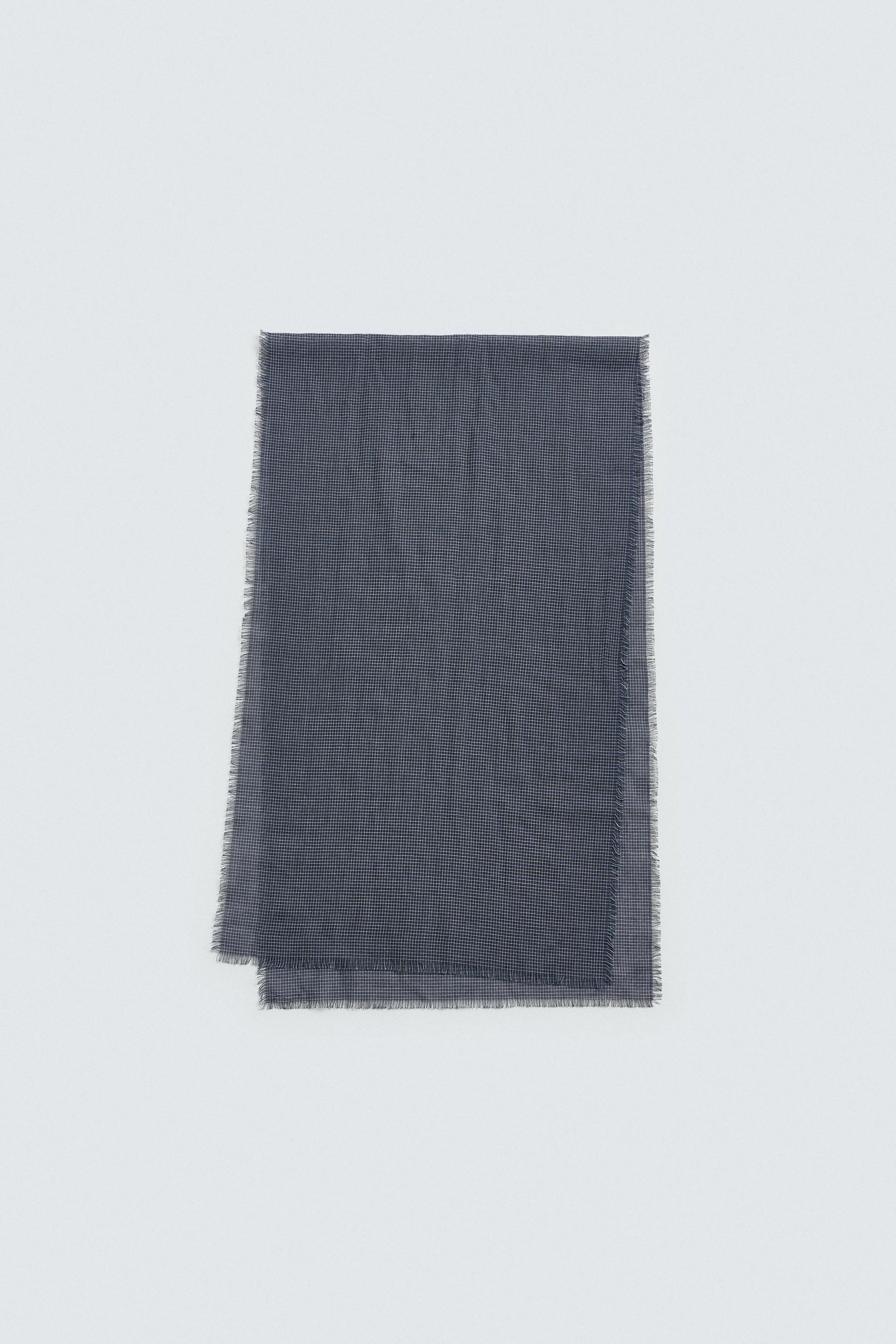COTTON TEXTURED SCARF - Image 5