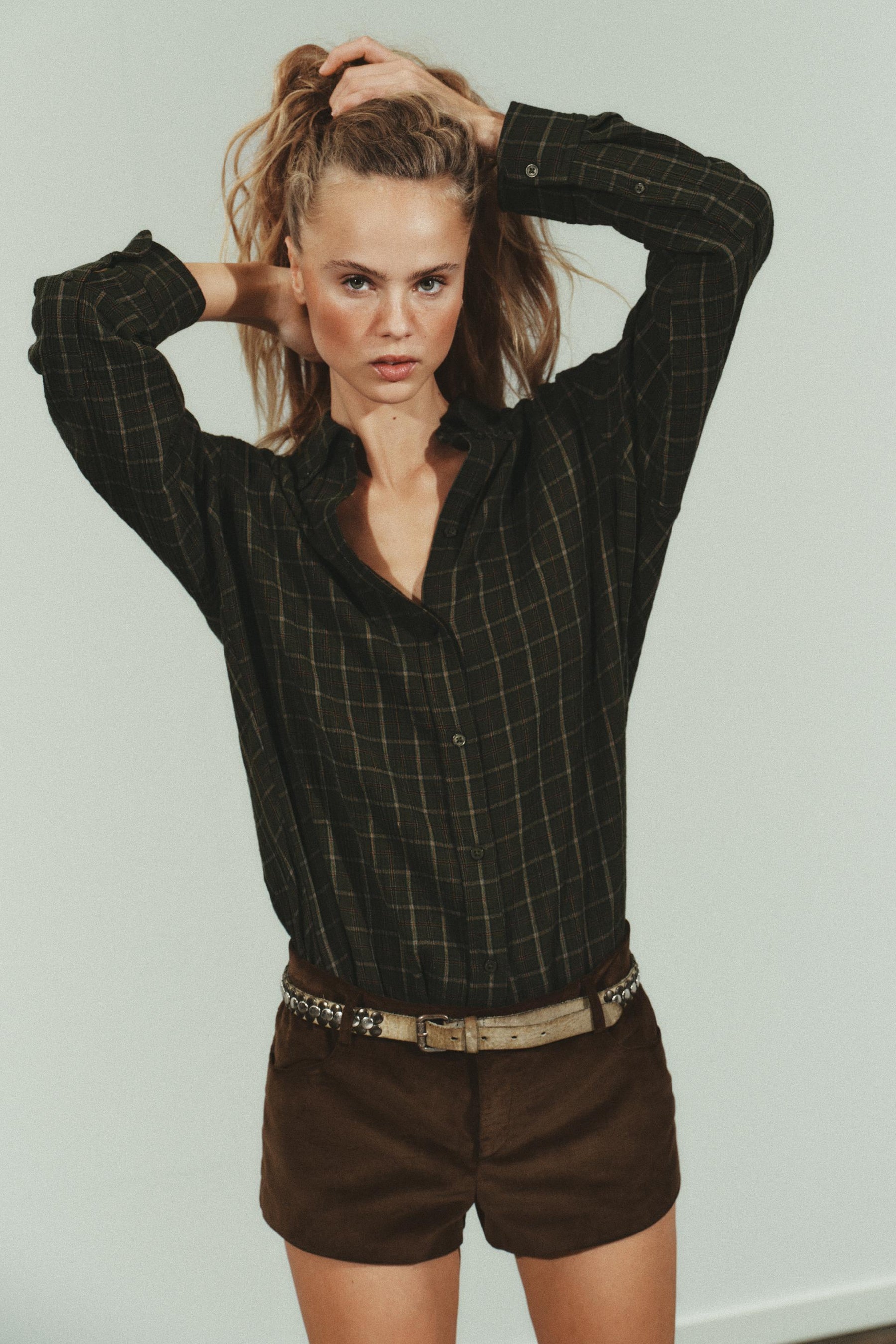 OVERSIZED CHECK SHIRT