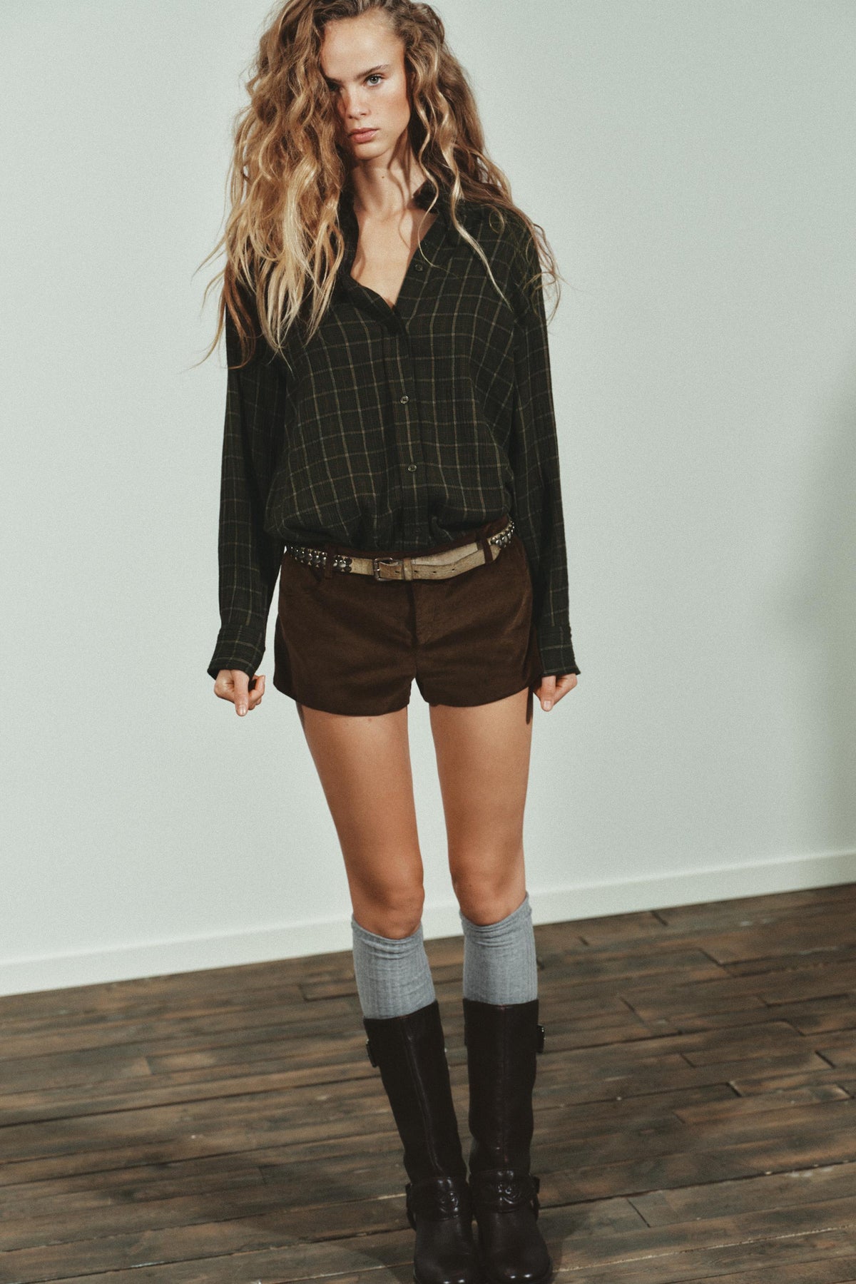 OVERSIZED CHECK SHIRT