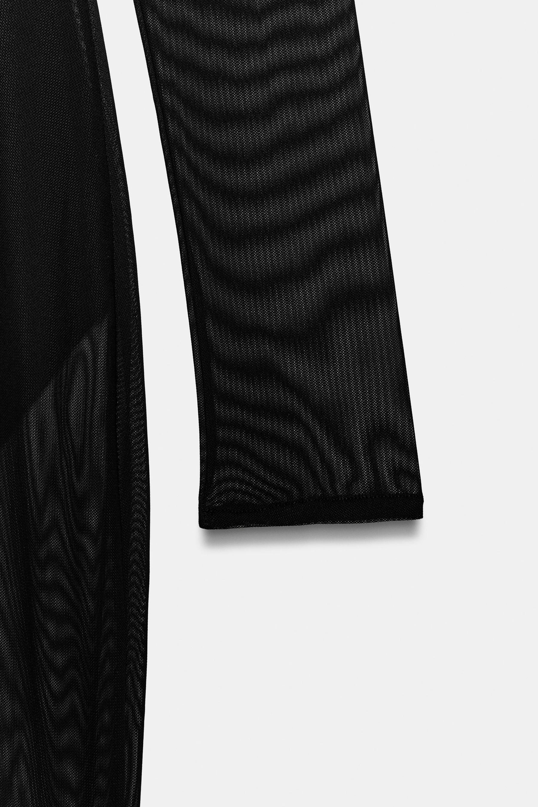 SEMI-SHEER BODYSUIT DRESS