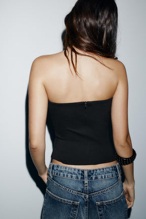 Sweetheart Neckline Top