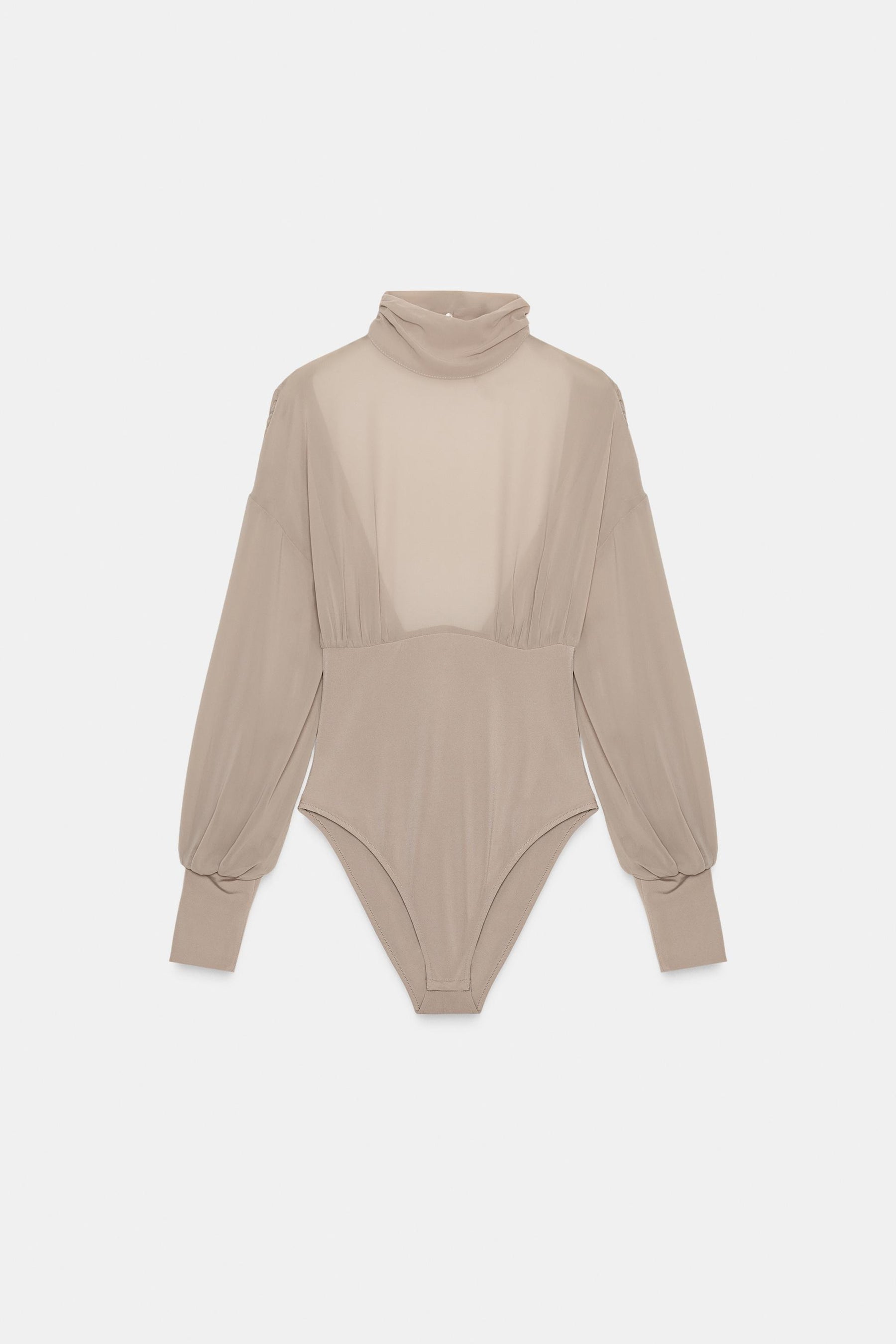 Georgette Bodysuit with Detail