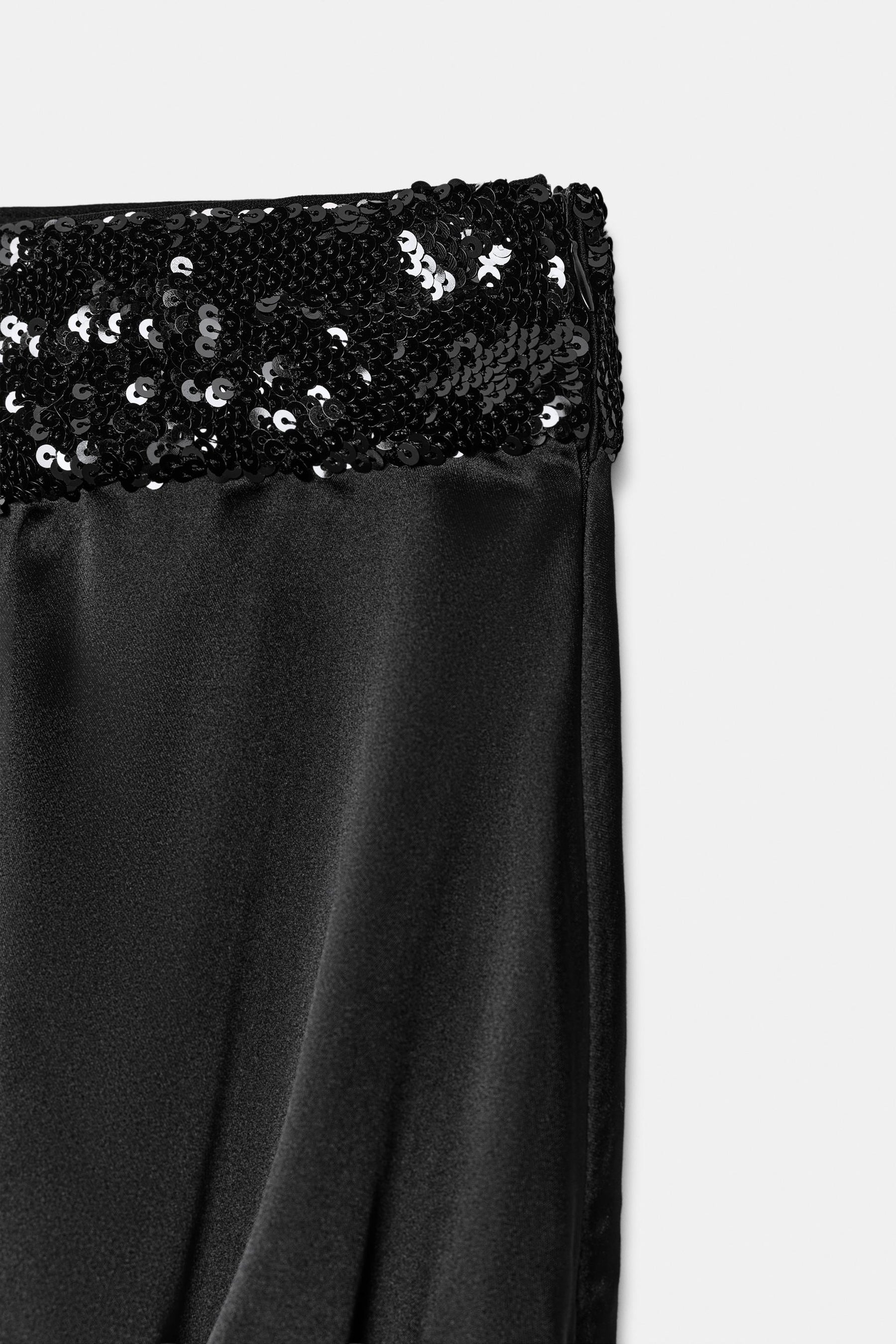 Sequin Embellished Bandeau Top