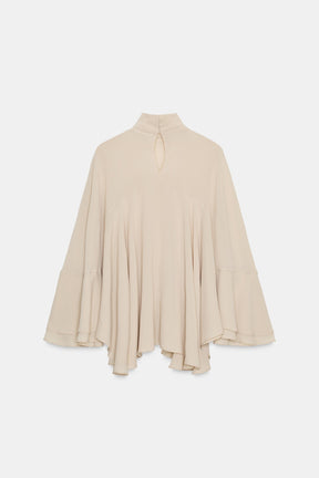Georgette Cape Top