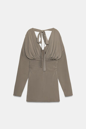 Voluminous Short Dress