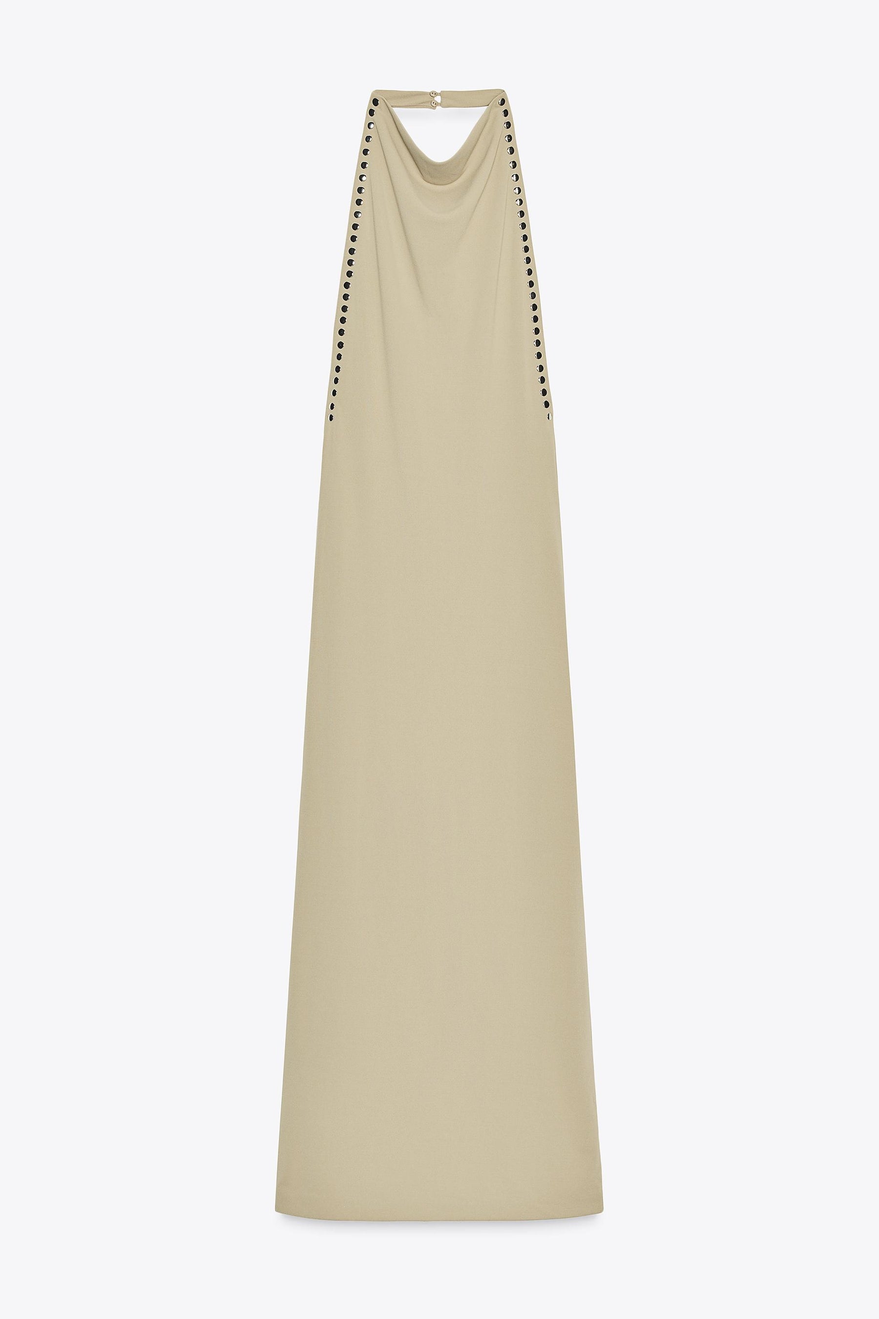 Studded Halter Dress