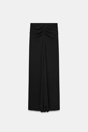 Gathered Maxi Skirt