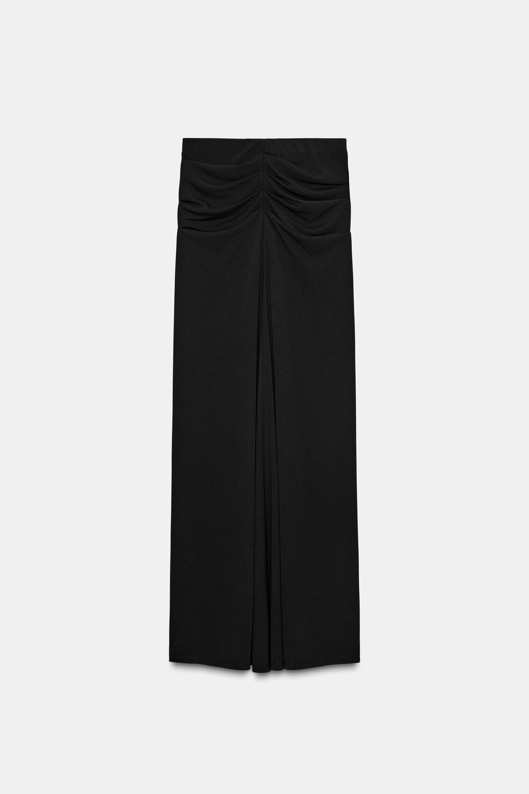 Gathered Maxi Skirt