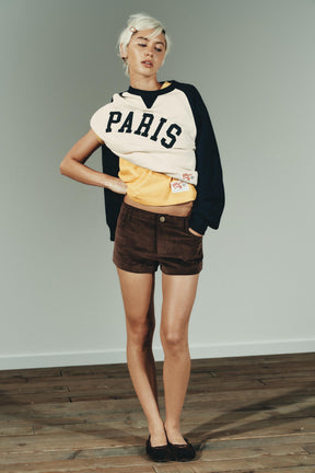 SUEDE MINI SHORTS