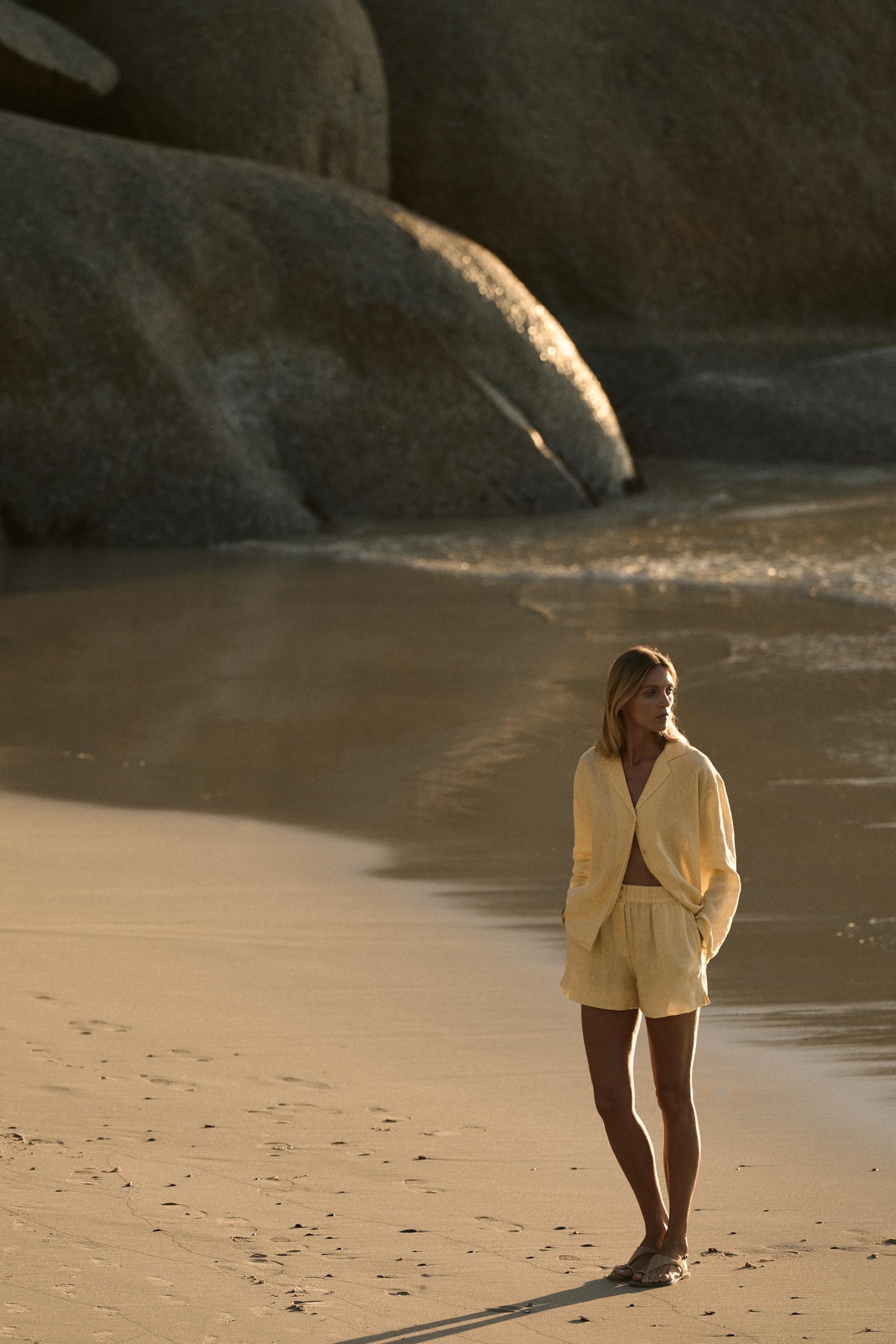 Linen Shorts ZW Collection