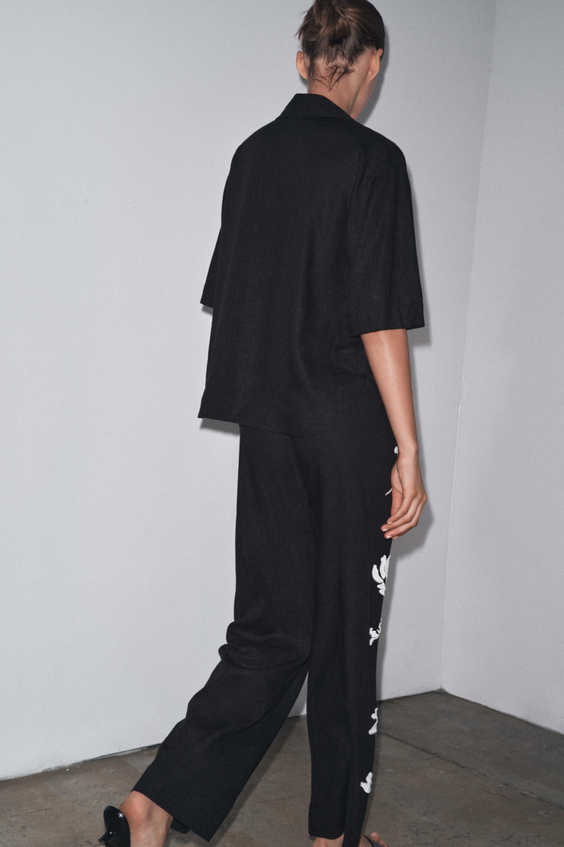 Beaded Embroidery Shirt