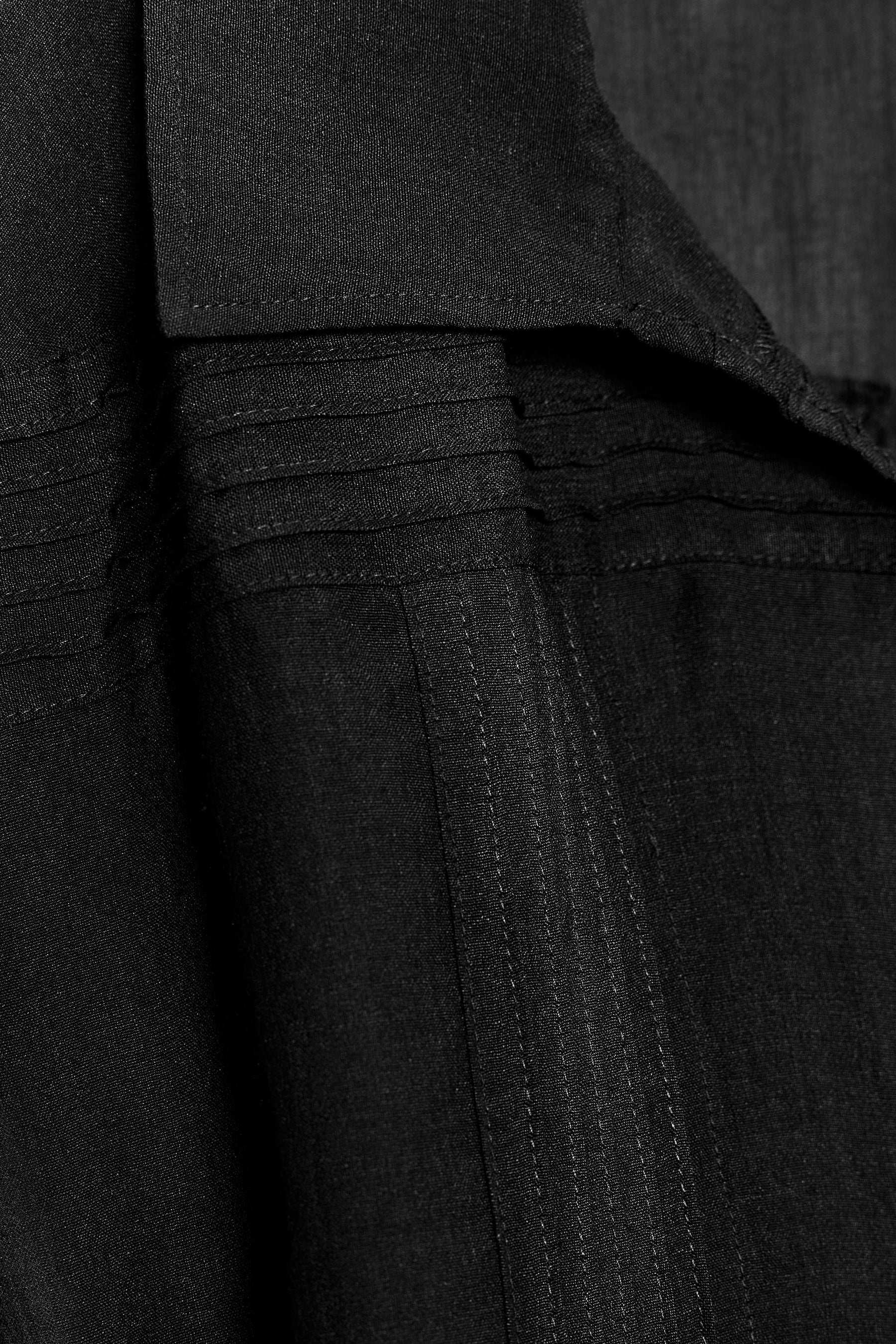 RAMIE BLEND PINTUCK SHIRT