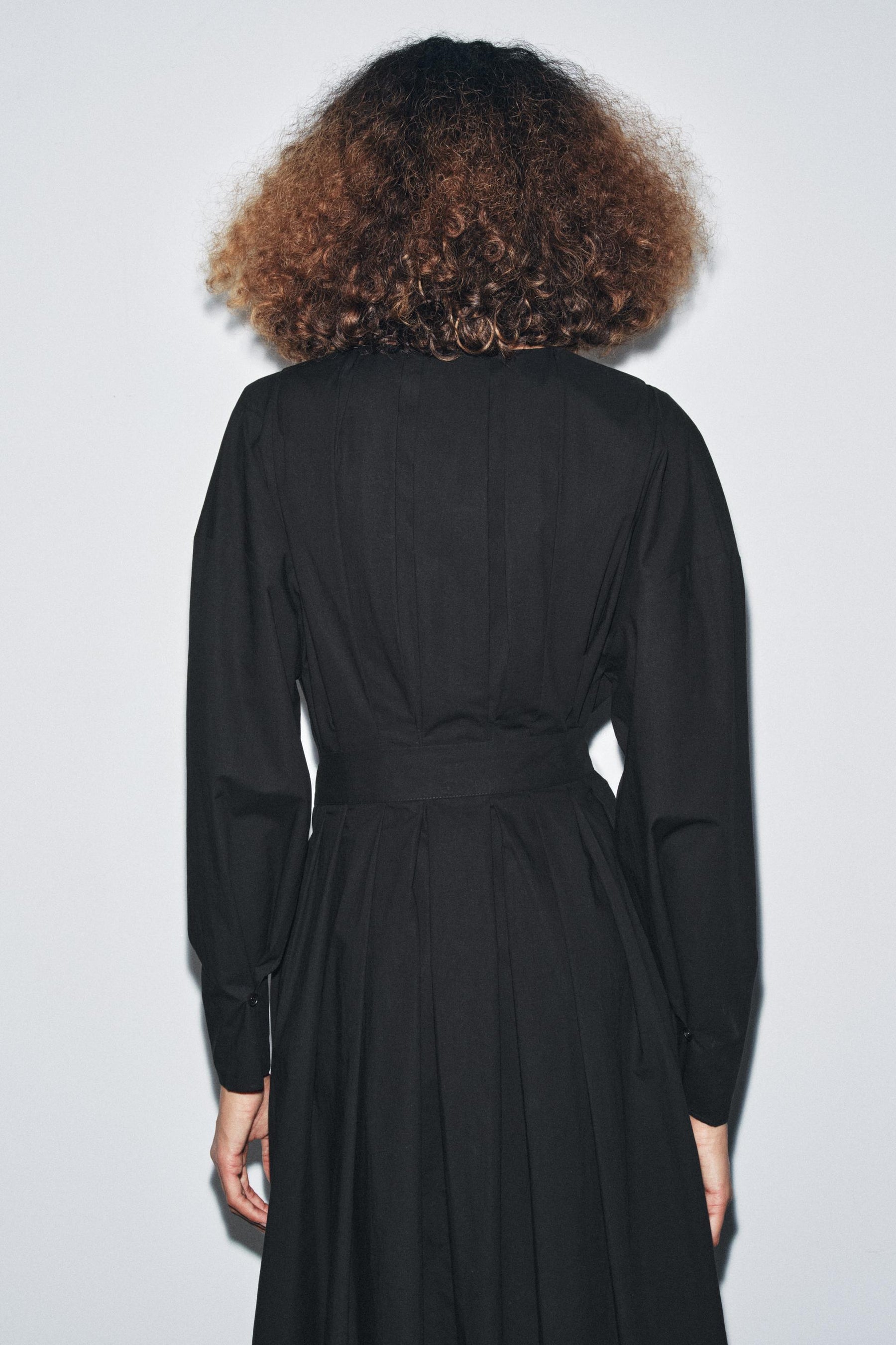 ZW COLLECTION PLEATED MIDI DRESS - Image 2