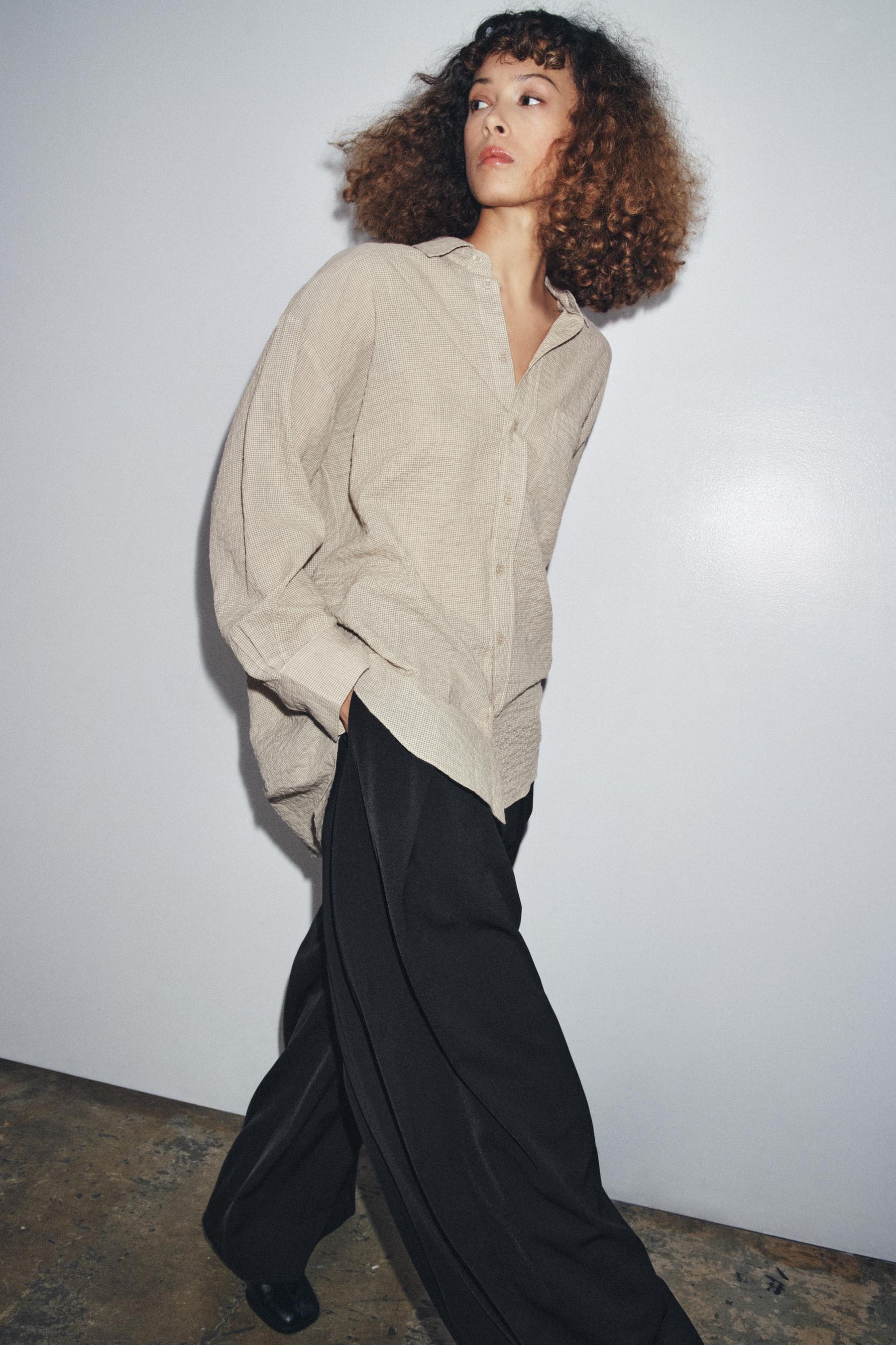 OVERSIZE TEXTURED SHIRT