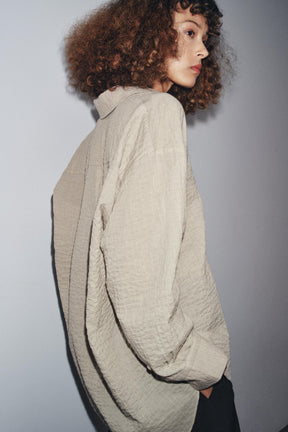 OVERSIZE TEXTURED SHIRT