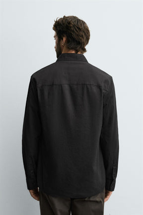 COTTON/LINEN SHIRT - Image 3