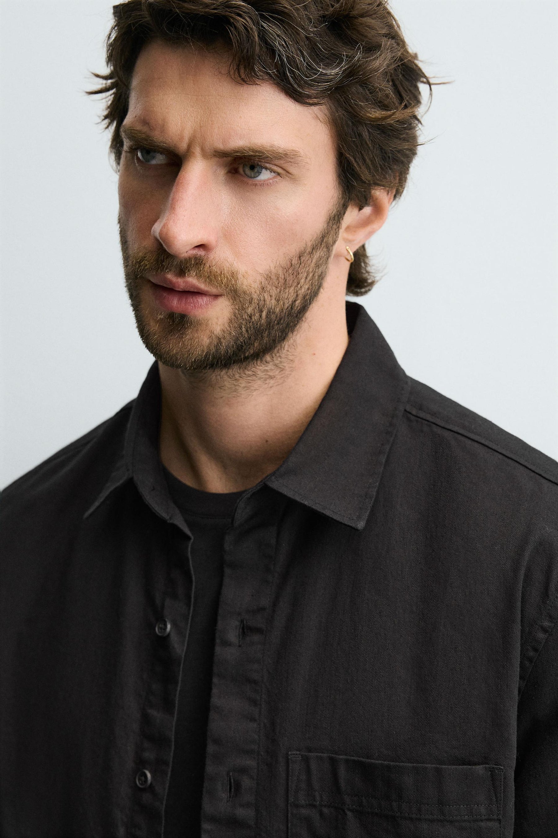 COTTON/LINEN SHIRT - Image 6