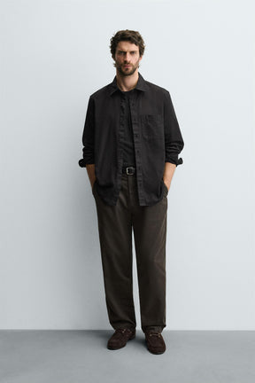 COTTON/LINEN SHIRT - Image 1