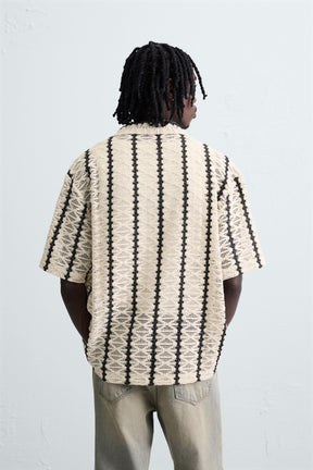 CROCHET TEXTURED SHIRT - Image 3