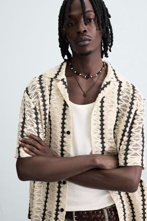 CROCHET TEXTURED SHIRT - Image 5