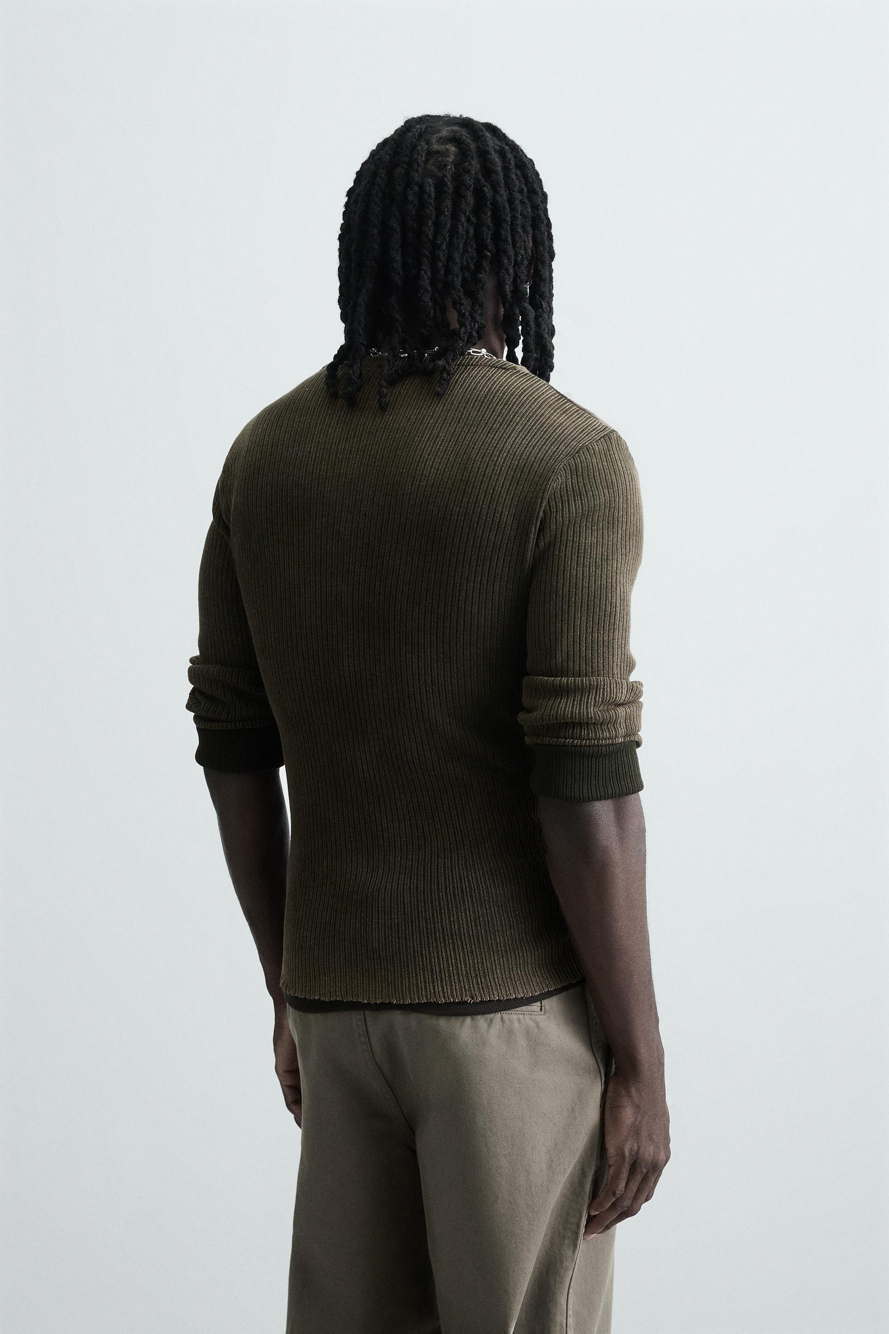 WASHED RIB CARDIGAN - Image 3