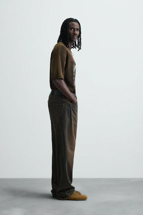 WASHED PRINTED KNIT T-SHIRT - Image 4