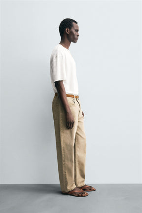 T-SHIRT WITH CONTRAST STITCHING - Image 4