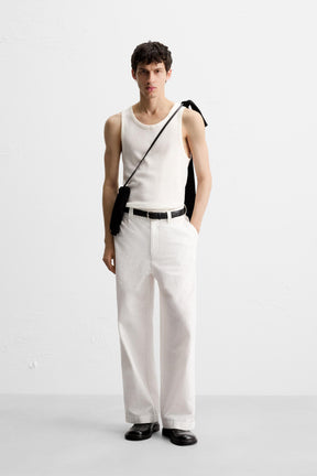 TEXTURED TANK T-SHIRT - Image 1