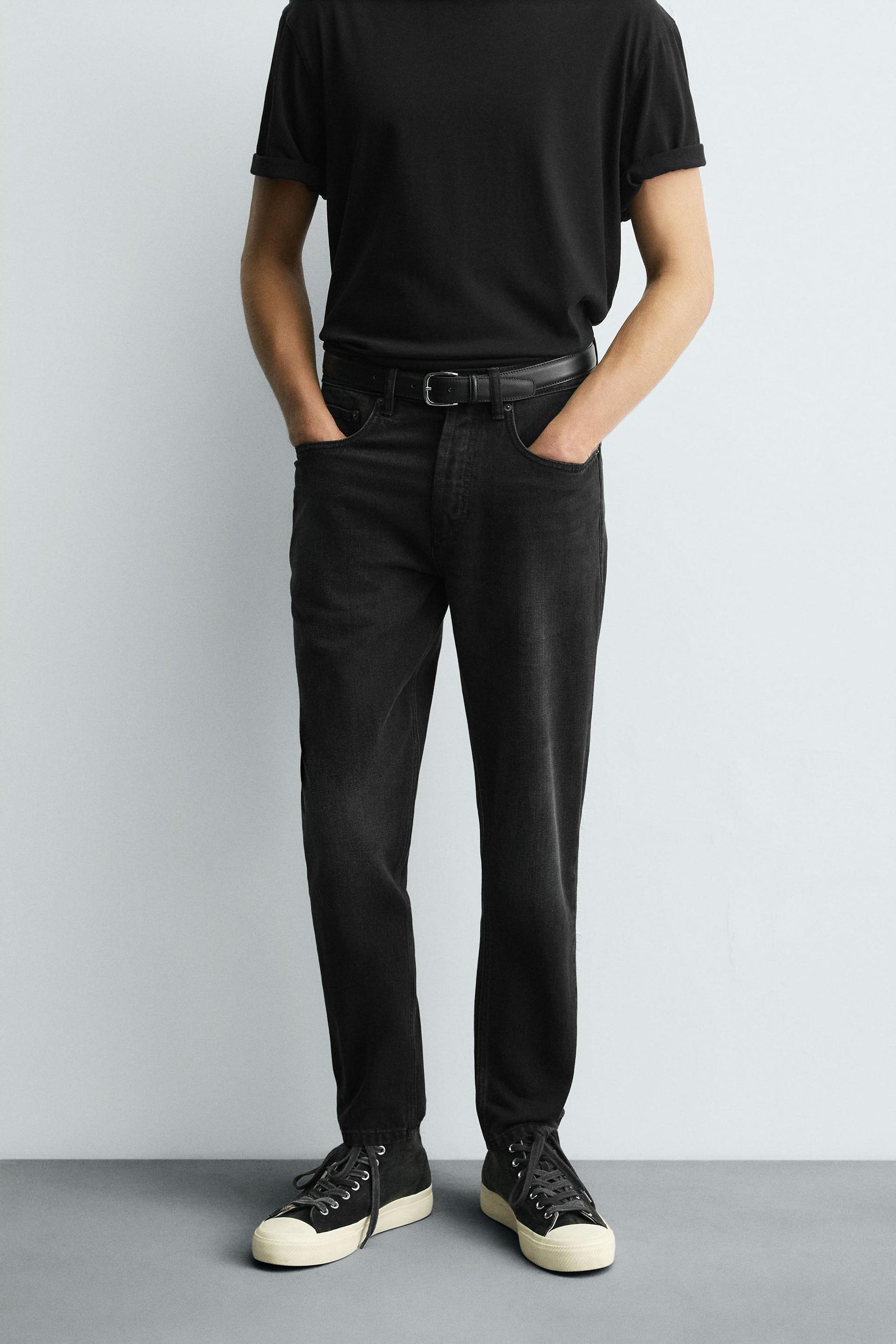 SLIM FIT CROPPED JEANS - Image 2