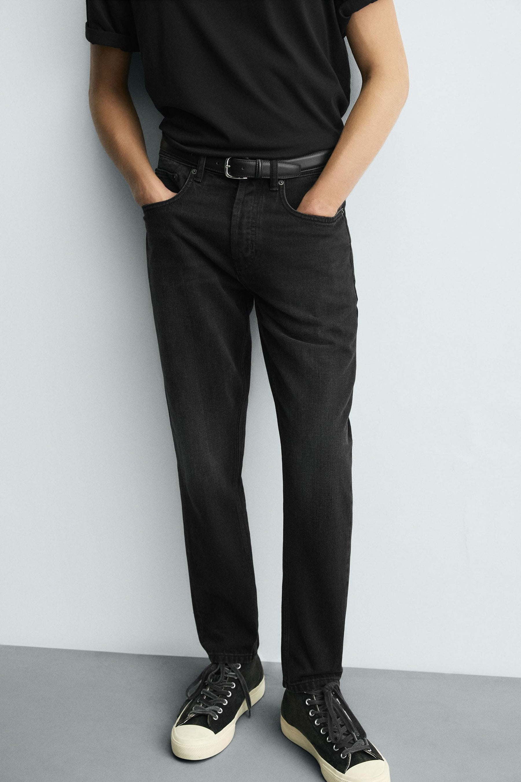 SLIM FIT CROPPED JEANS - Image 5
