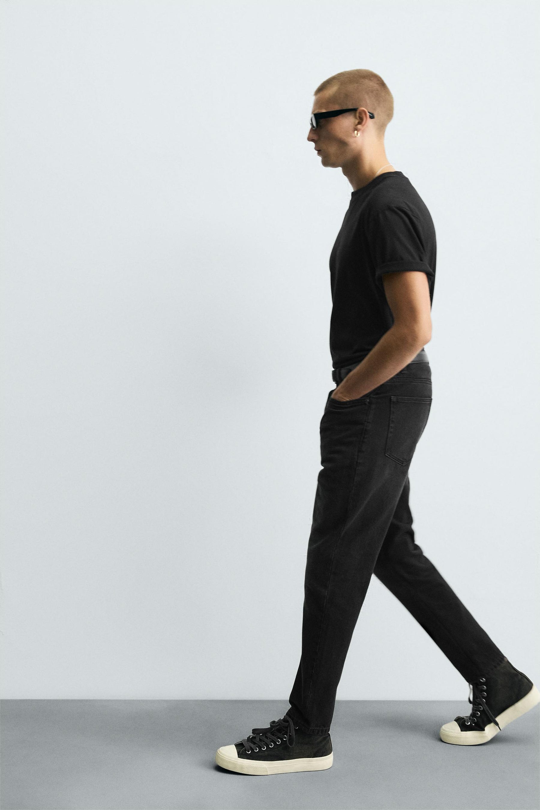 SLIM FIT CROPPED JEANS - Image 6