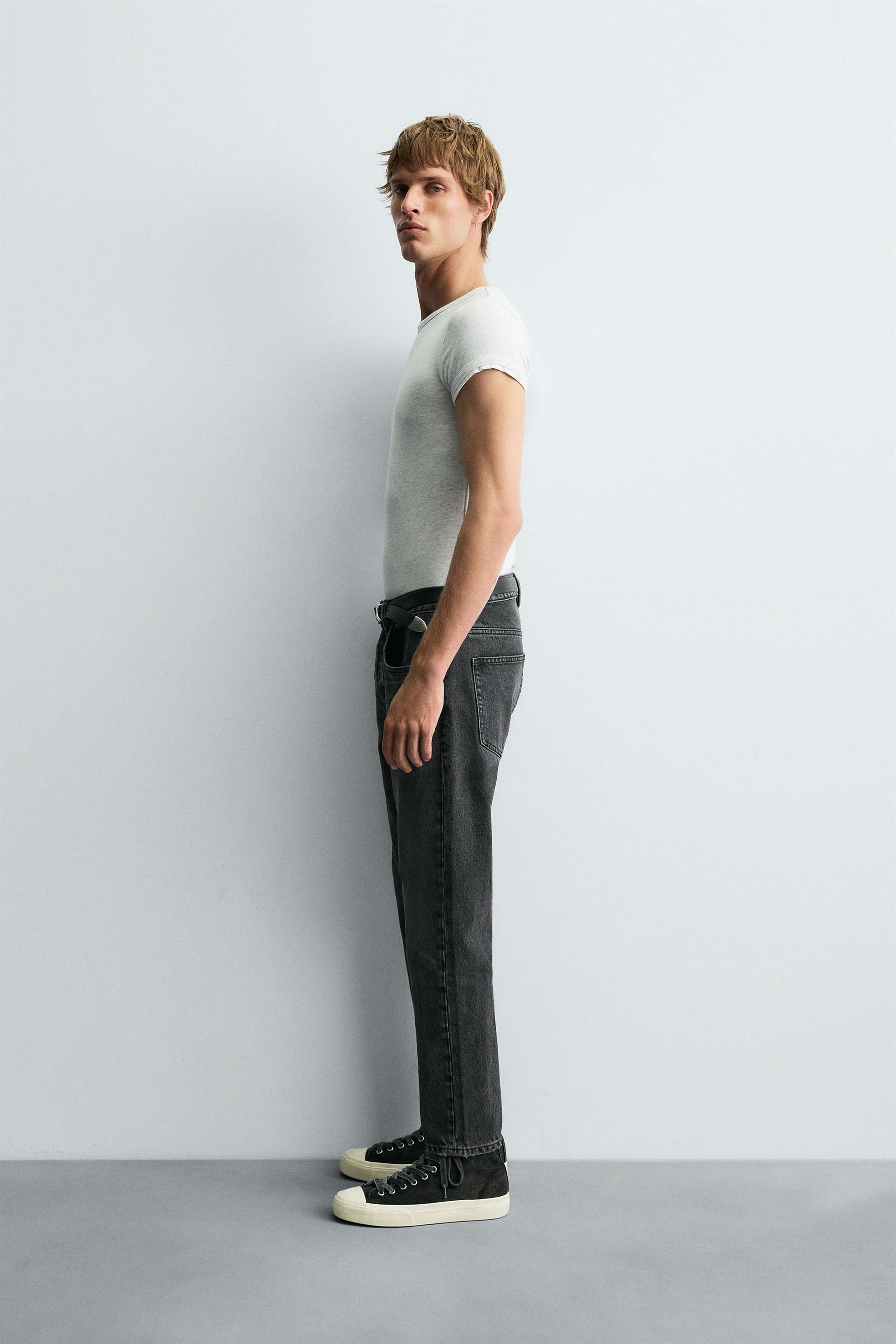 SLIM FIT CROPPED JEANS - Image 4