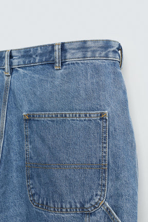 CARPENTER POCKET DENIM BERMUDA SHORTS - Image 8