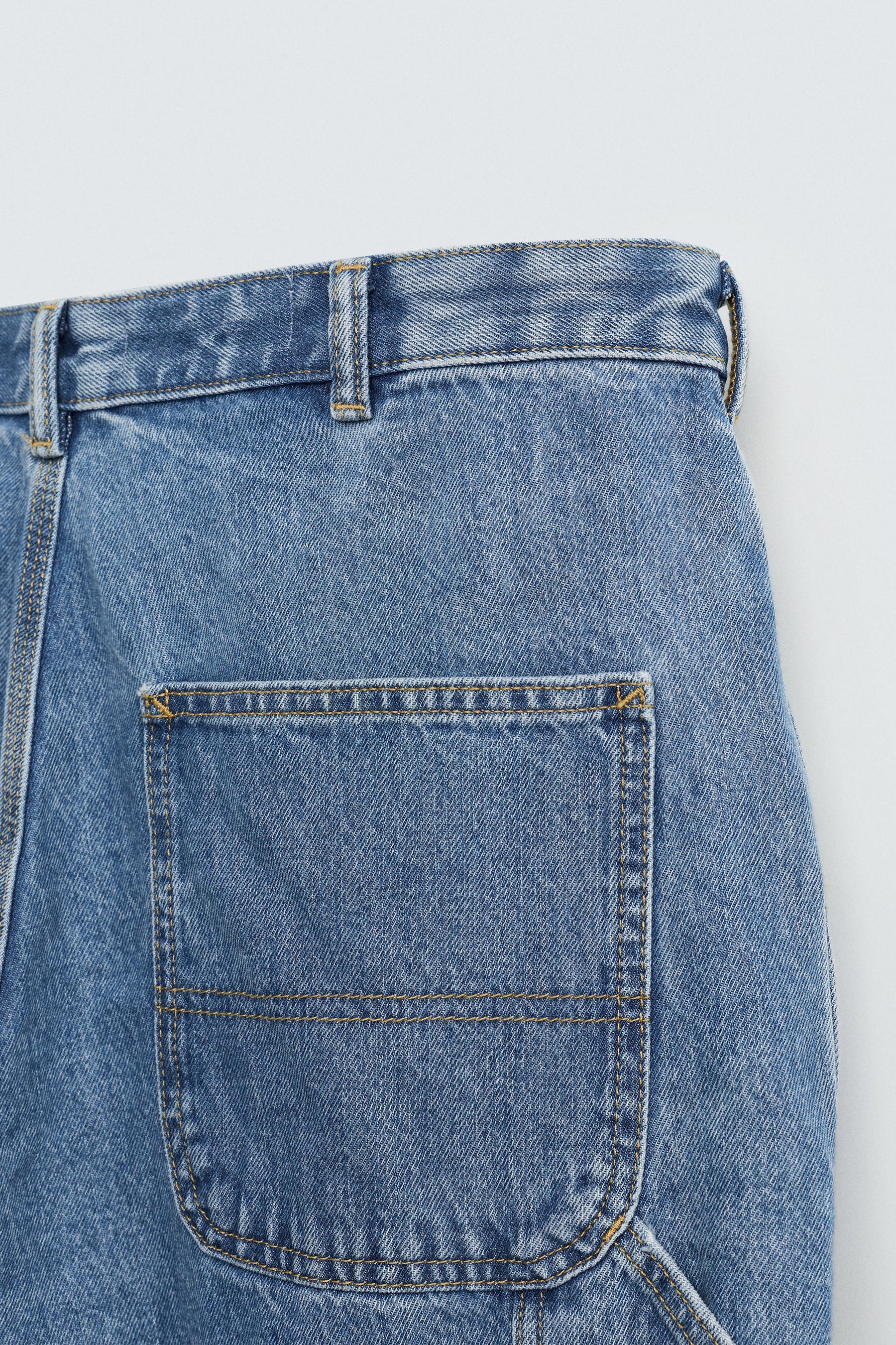 CARPENTER POCKET DENIM BERMUDA SHORTS - Image 8