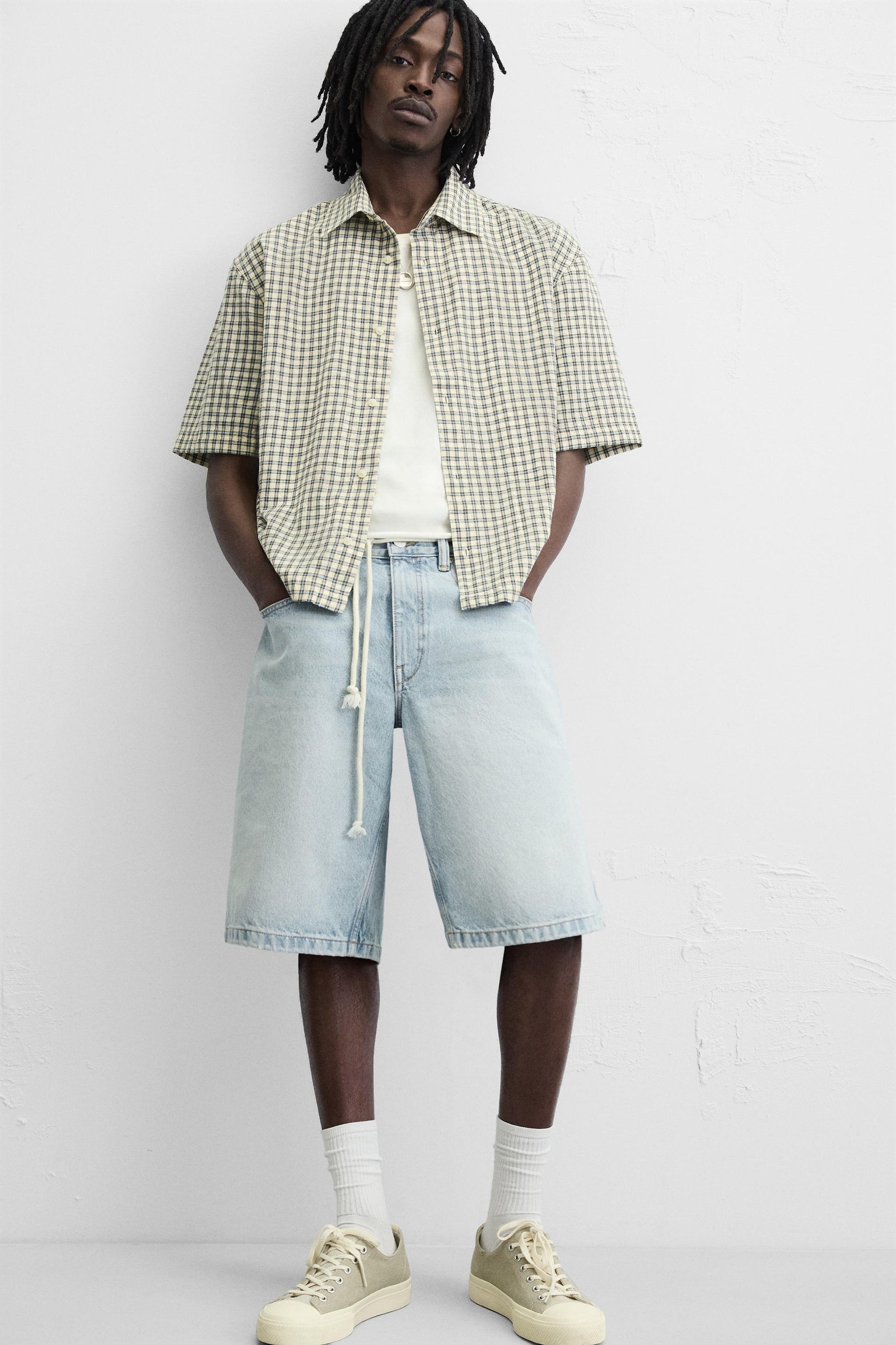BAGGY FIT DENIM BERMUDAS - Image 5