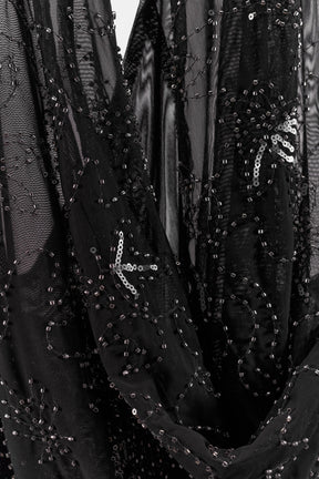 Beaded Embroidery Halter Top