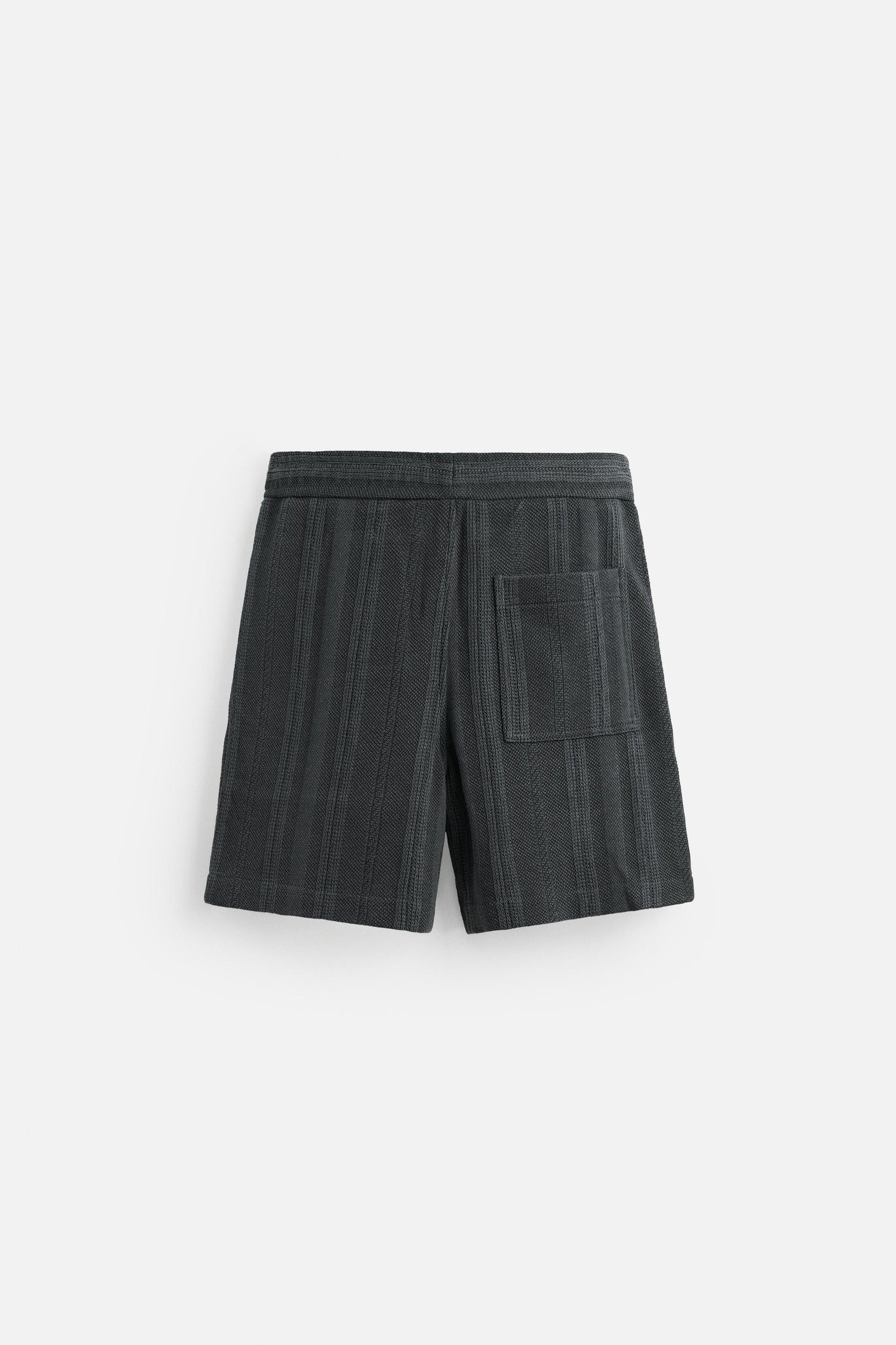 JACQUARD TEXTURED BERMUDA SHORTS - Image 8