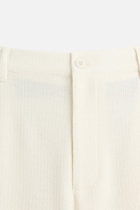 TEXTURED CHINO TROUSERS - Image 8