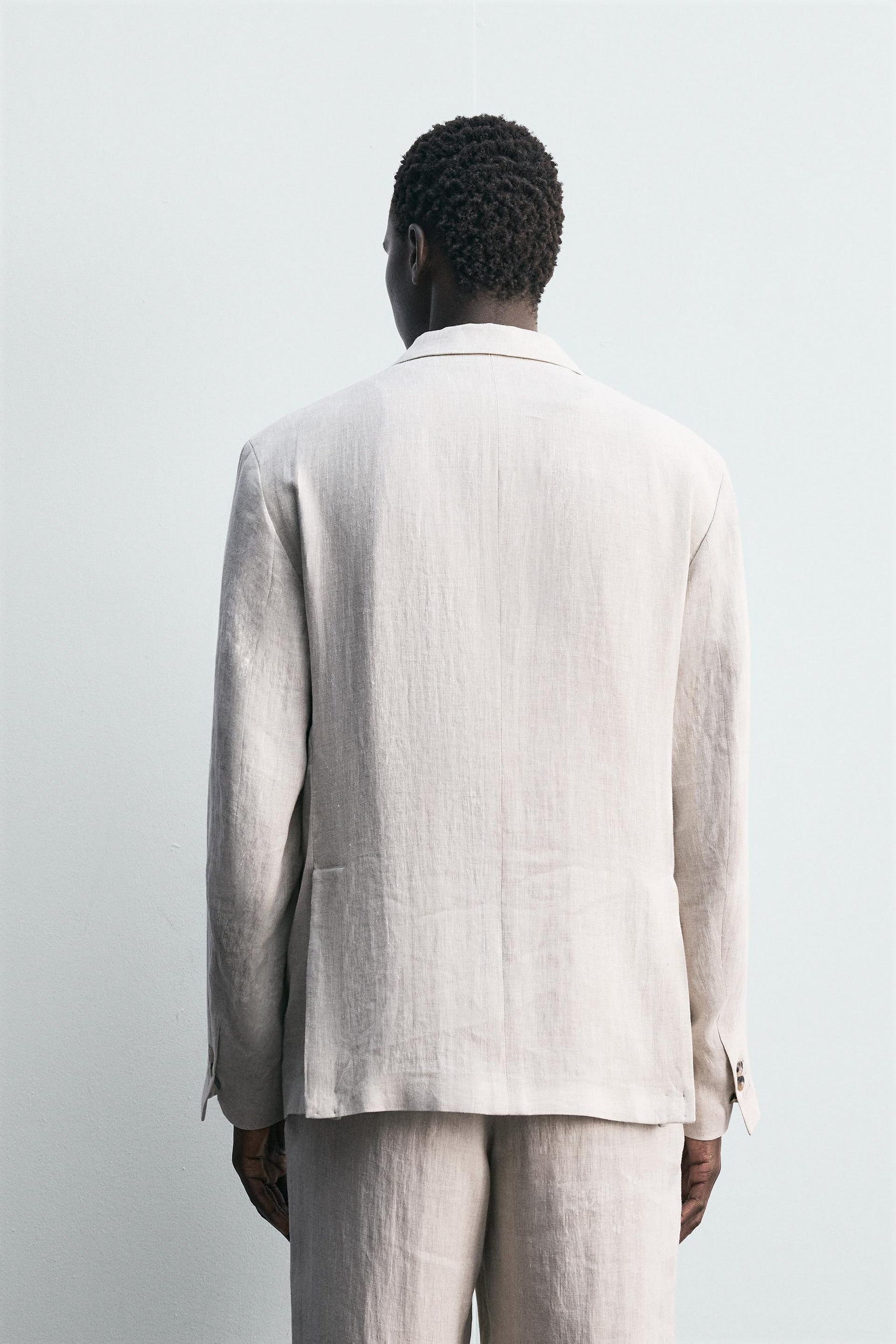 100% LINEN SUIT BLAZER - Image 3