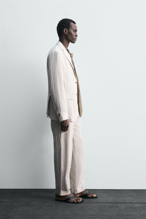 100% LINEN SUIT BLAZER - Image 4