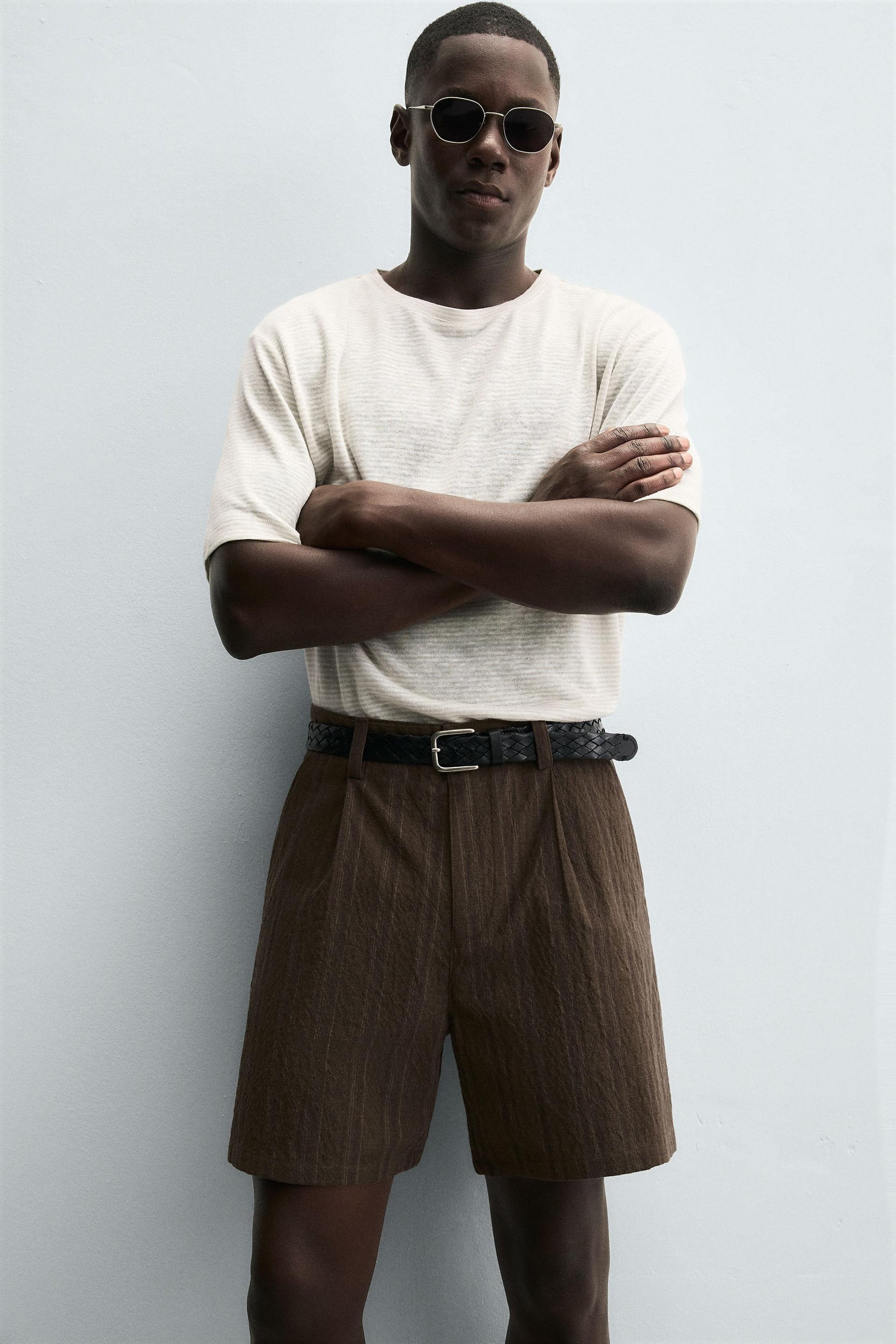 HEMP - VISCOSE STRIPED T-SHIRT - Image 5