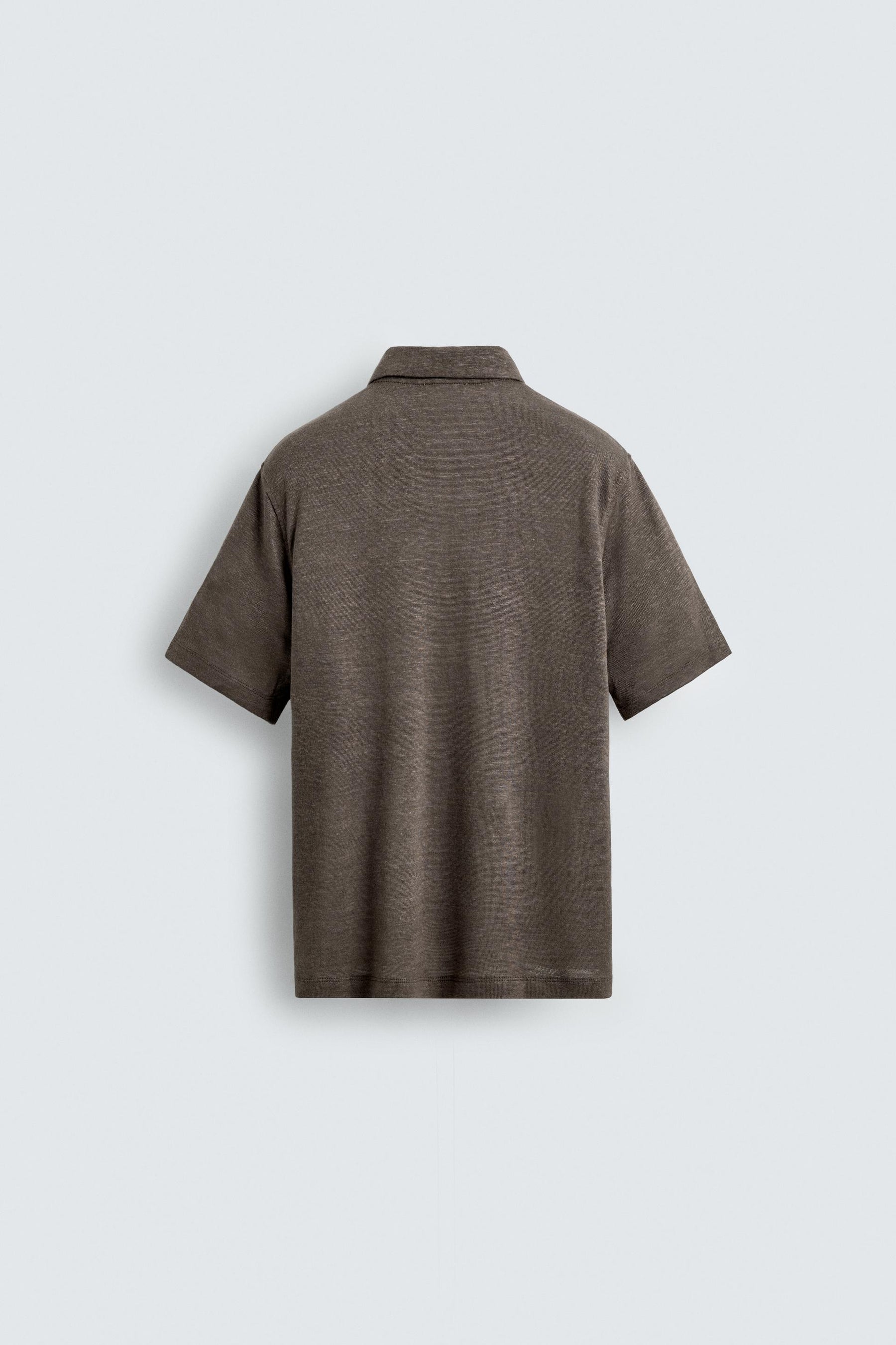 HEMP-VISCOSE POLO SHIRT - Image 7