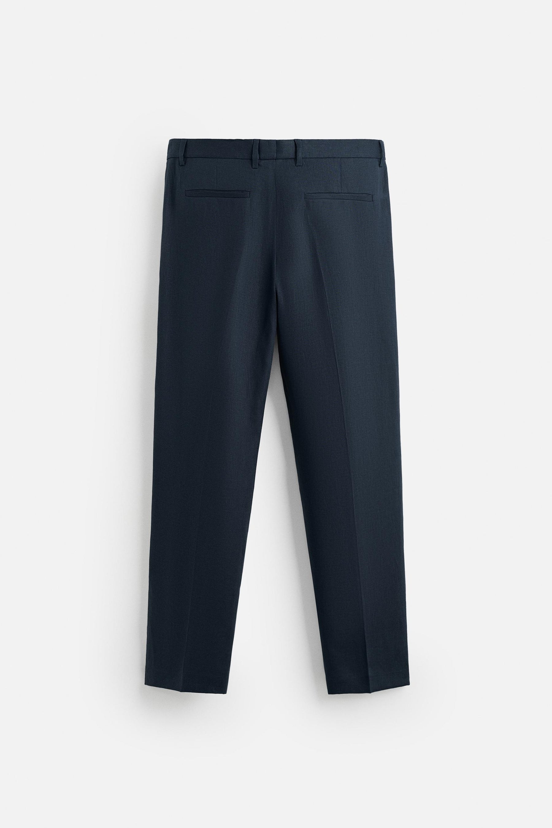 100% LINEN PLEATED TROUSERS - Image 8