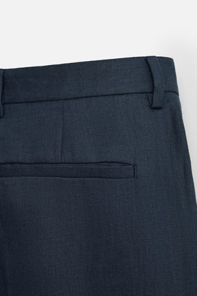 100% LINEN PLEATED TROUSERS - Image 10