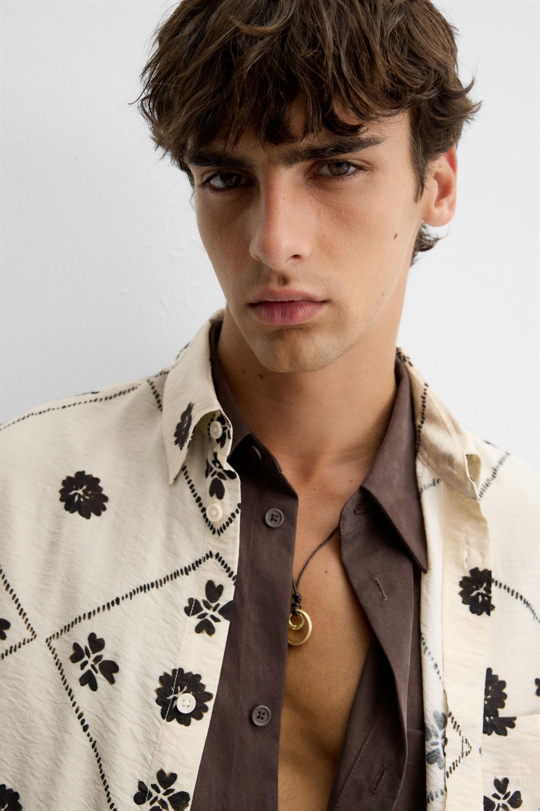 CONTRAST PRINT SHIRT - Image 6