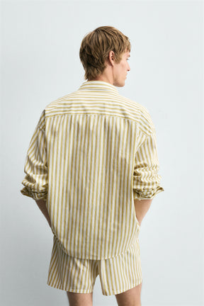 STRIPED SHIRT WITH POCKET - Image 3