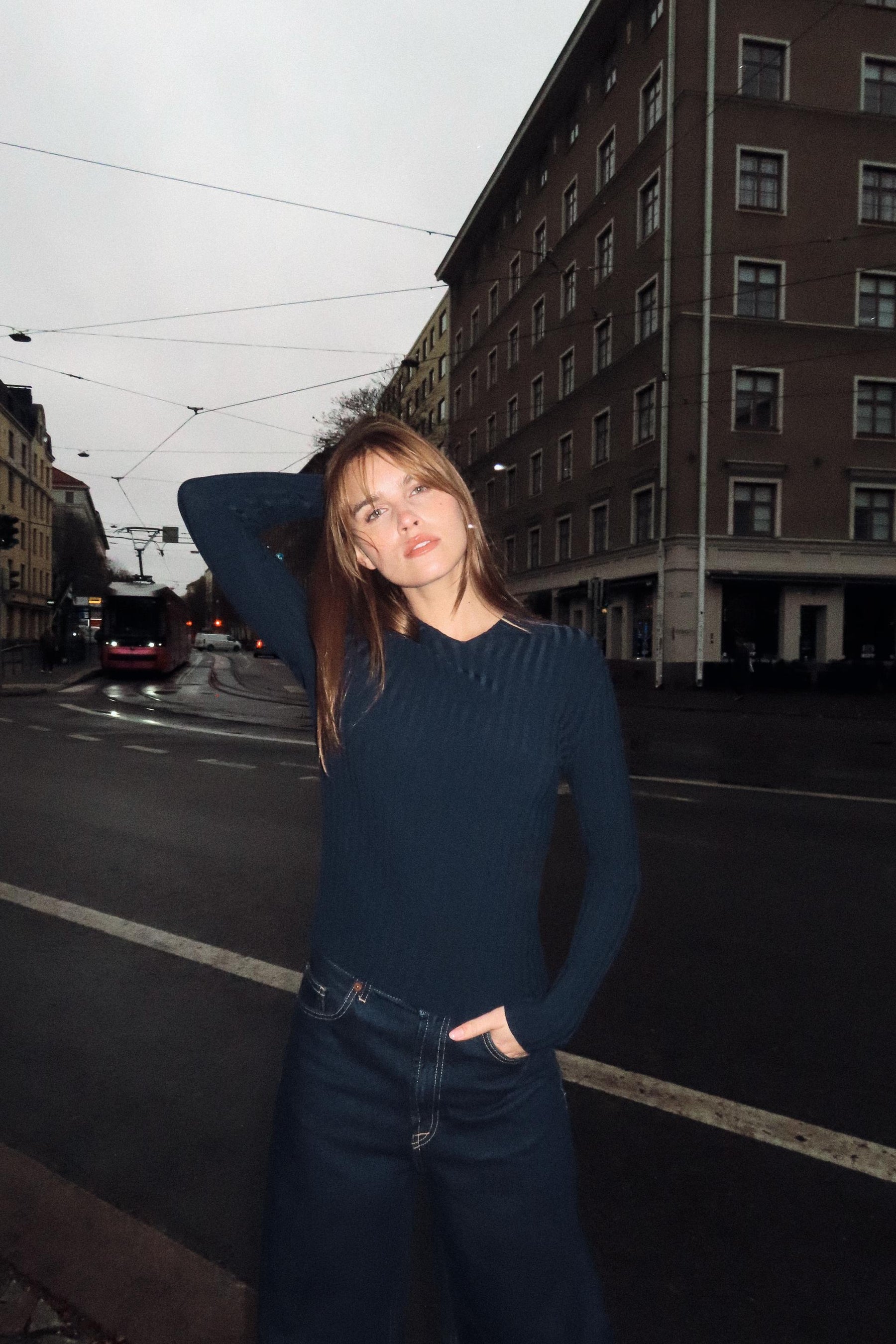 RIBBED KNIT POLO SHIRT - Image 3