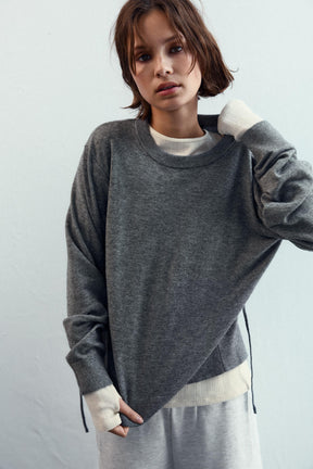 LACE-UP OPEN BACK JUMPER